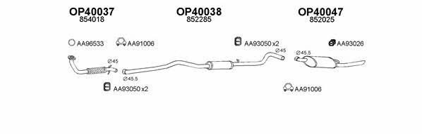  400246 Exhaust system 400246
