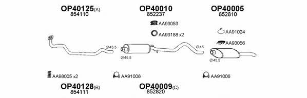  400251 Exhaust system 400251