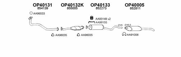  400253 Exhaust system 400253