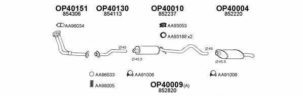 400257 Exhaust system 400257