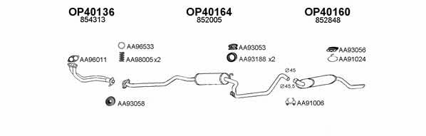  400261 Exhaust system 400261