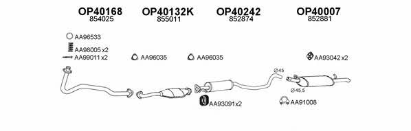  400269 Exhaust system 400269