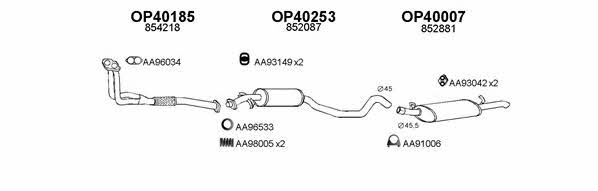  400271 Exhaust system 400271