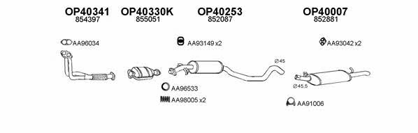  400272 Exhaust system 400272