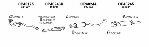 400277 Exhaust system 400277