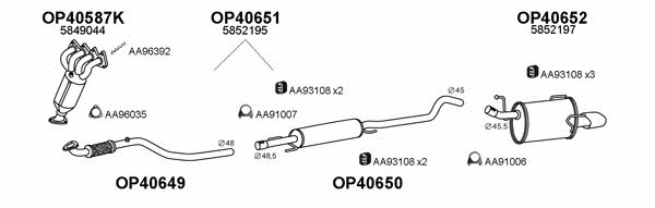  400286 Exhaust system 400286