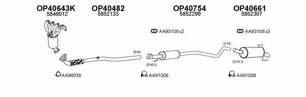  400290 Exhaust system 400290