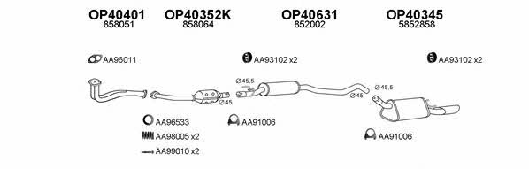  400299 Exhaust system 400299