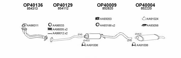  400302 Exhaust system 400302