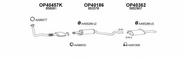  400304 Exhaust system 400304