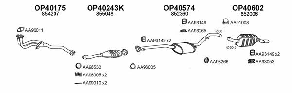  400307 Exhaust system 400307