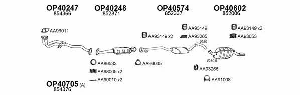  400308 Exhaust system 400308