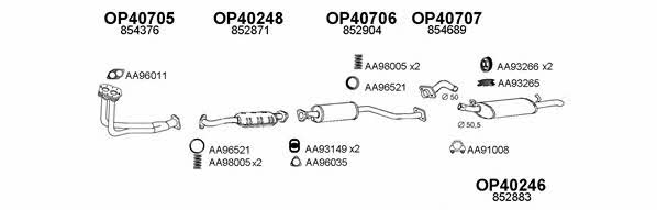  400309 Exhaust system 400309