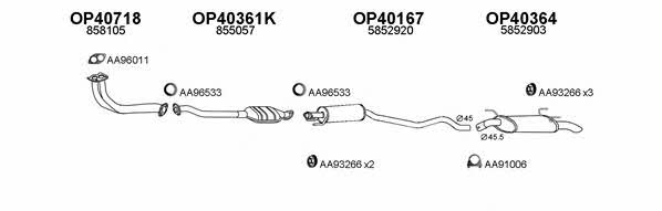  400314 Exhaust system 400314