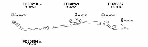  300457 Exhaust system 300457