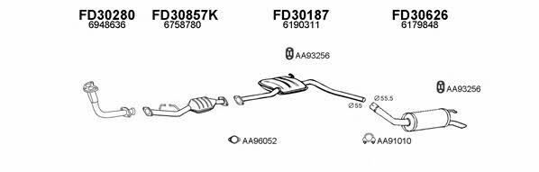  300470 Exhaust system 300470