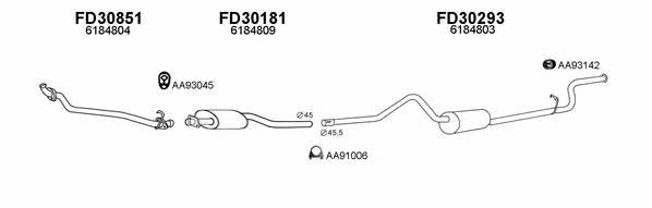 Veneporte 300476 Exhaust system 300476