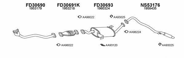  300501 Exhaust system 300501
