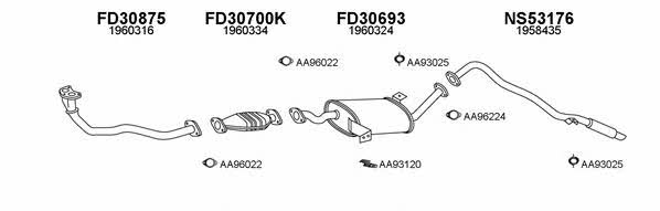  300502 Exhaust system 300502