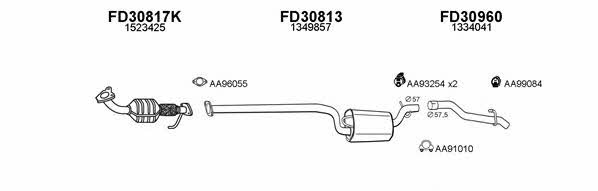  300511 Exhaust system 300511