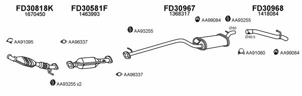 Veneporte 300516 Exhaust system 300516