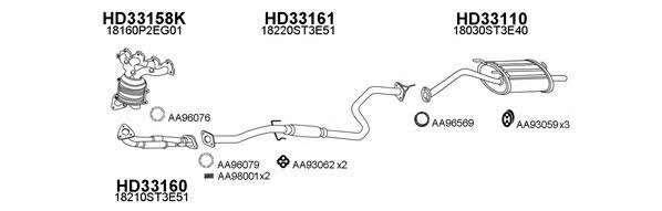  330013 Exhaust system 330013