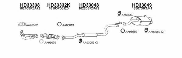 Veneporte 330020 Exhaust system 330020