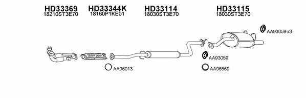  330024 Exhaust system 330024