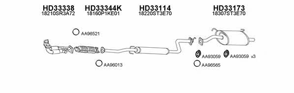  330026 Exhaust system 330026