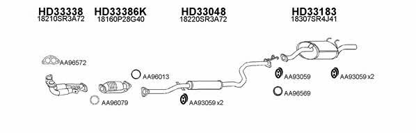  330049 Exhaust system 330049