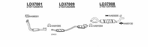  370010 Exhaust system 370010