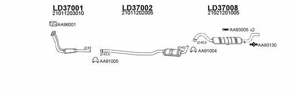  370012 Exhaust system 370012