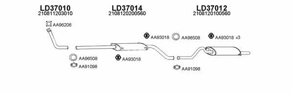  370013 Exhaust system 370013