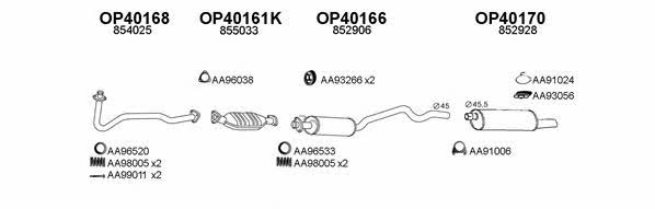  400013 Exhaust system 400013