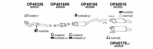 Veneporte 400020 Exhaust system 400020