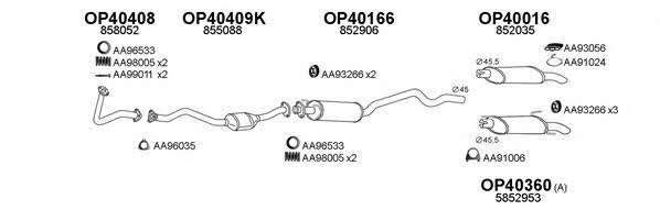  400022 Exhaust system 400022