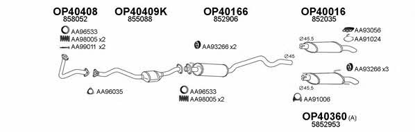 Veneporte 400022 Exhaust system 400022