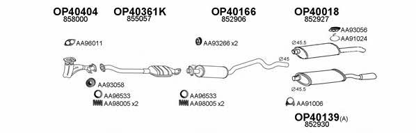  400024 Exhaust system 400024