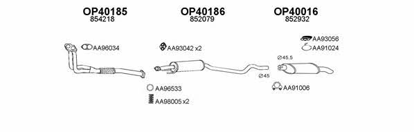  400049 Exhaust system 400049