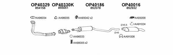  400050 Exhaust system 400050