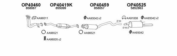  400057 Exhaust system 400057