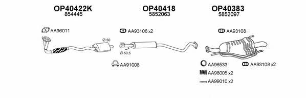 400064 Exhaust system 400064