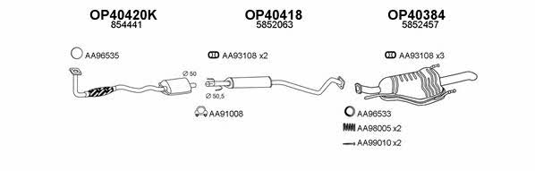  400067 Exhaust system 400067