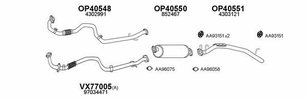  400082 Exhaust system 400082