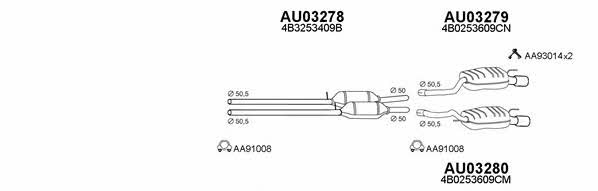  030064 Exhaust system 030064