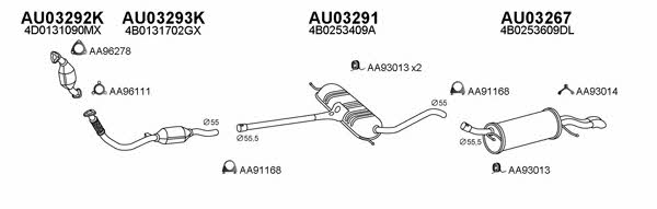 Veneporte 030074 Exhaust system 030074