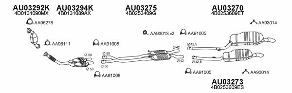  030078 Exhaust system 030078