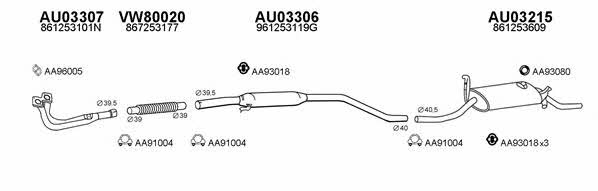 Veneporte 030103 Exhaust system 030103