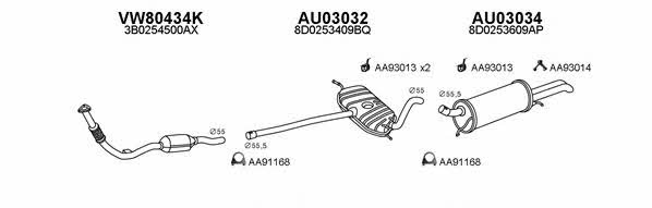  030136 Exhaust system 030136