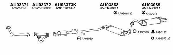  030157 Exhaust system 030157